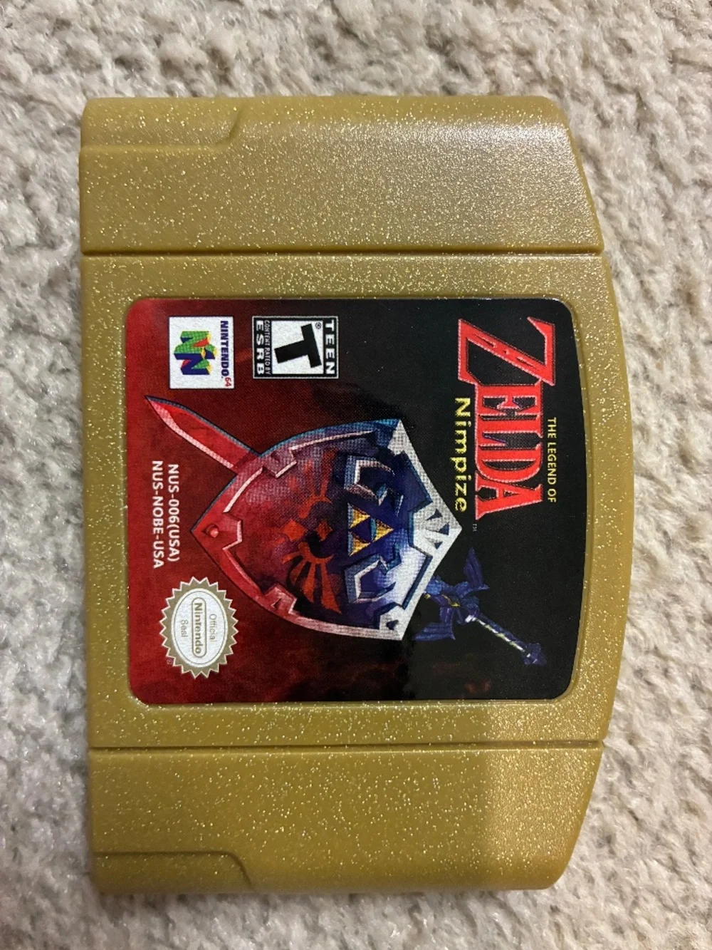 LEGEND OF ZELDA NIMPIZE NINTENDO 64 N64 ROMHACK FANMADE HOMEBREW OCARINA TIME